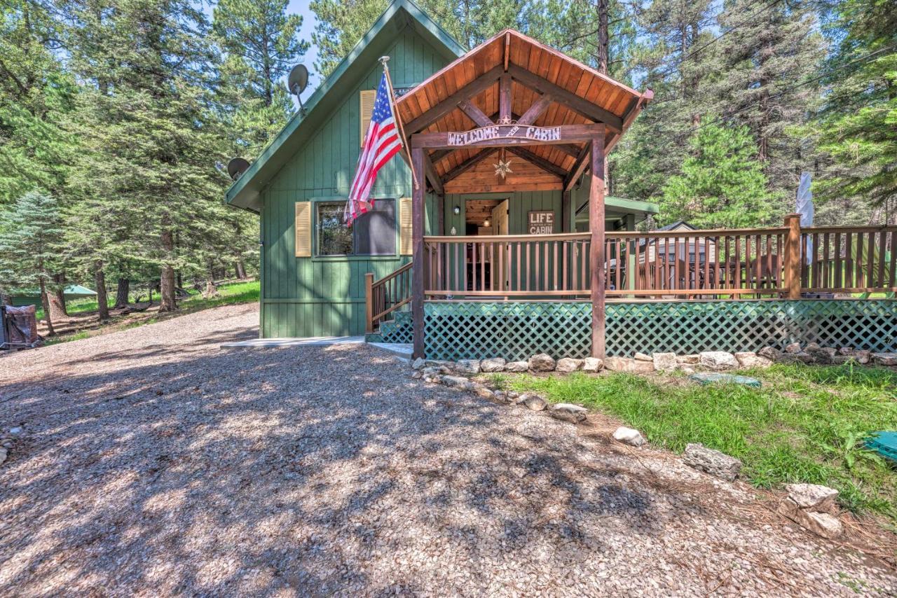 Casa Verde Cabin With Fire Pit 4 Mi To Ski Cloudcroft Exterior foto